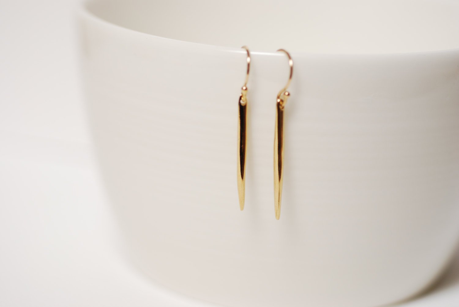 Sterling Silver Spear Earrings,Dagger Earrings,Silver Dagger Earrings,Spike Earrings,bar earrings,needle earrings,silver spike earrings - HarperCrown