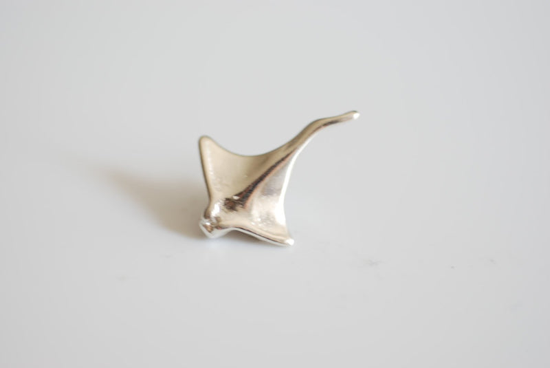 Sterling Silver Stingray Charm- 925 Silver Stingray charm, Sea life Charm, Sterling Silver Sting Ray, Sterling Silver Charms Wholesale - HarperCrown