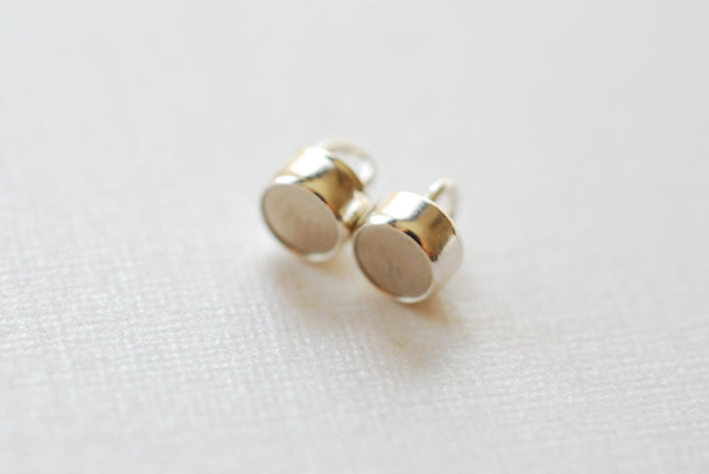 Sterling Silver Super Magnet Clasp, 10x4.5mm Super Magnet Clasp, 1.5mm Ring, Silver Magnetic Necklace Clasps, Wholesale Jewelry Findings, 41 - HarperCrown