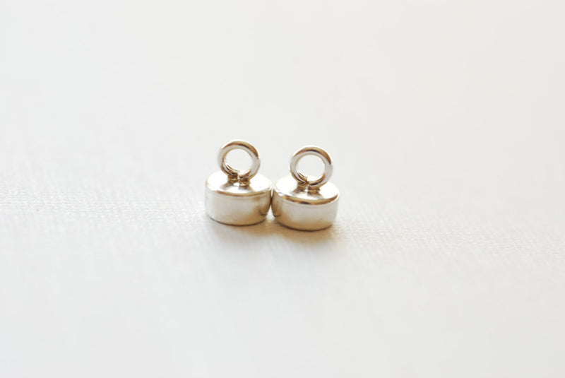 Sterling Silver Super Magnet Clasp, 10x4.5mm Super Magnet Clasp, 1.5mm Ring, Silver Magnetic Necklace Clasps, Wholesale Jewelry Findings, 41 - HarperCrown