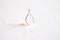 Sterling Silver Uneven Wishbone Charm- 925 Sterling Silver Uneven Wishbone Charm, Small Wishbone Charm, Lucky Wishbone, Good Luck Charms,320 - HarperCrown