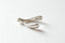 Sterling Silver Wishbone Charm Connector Charm- 925 Silver Pendant,Sterling Silver Wishbone Connector Link Spacer, 2 holes wishbone, 13 - HarperCrown
