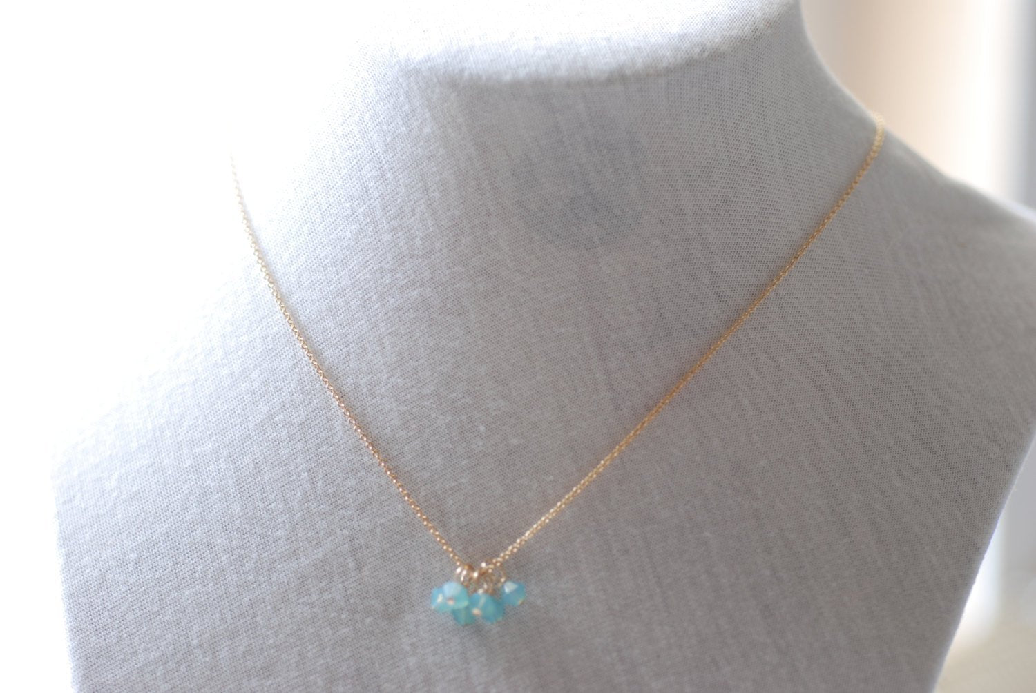 Swarovski Necklace- swarovski crystal, Gold necklace, Bridal necklace, pendant necklace, Swarovski Jewelry - HarperCrown