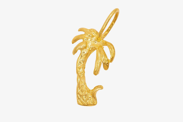 Tropical Palm Tree Charm Wholesale 14K Gold, Solid 14K Gold, 273G - HarperCrown