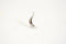 Vermeil Gold Crescent Moon with CZ Stone Charm- 22k Gold plated over Sterling Silver, Rose Gold, Half Moon, Cubic Zirconia Accent, Moon, 381 - HarperCrown