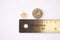 Vermeil Gold Fan Charm- 18k gold plated 925 Sterling Silver, Gold Silver Fan, Fan Shaped Charm, VermeilSupplies HarperCrown Etsy, J389 - HarperCrown