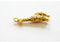 Vermeil Gold Giraffe Charm - 18k gold plated over sterling silver, Africa safari animal Giraffe charm Pendant, VermeilSupplies,205 - HarperCrown