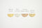 Vermeil Gold Half Circle Connector Charm- 22k Gold plated over Sterling Silver, Half Moon Crescent Blank Stamping charm, Spacer, Link, 386 - HarperCrown
