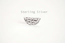 Vermeil Gold Half Circle Connector Charm- 22k Gold plated over Sterling Silver, Half Moon Crescent Blank Stamping charm, Spacer, Link, 386 - HarperCrown