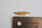 Vermeil Gold Large Feather Pendant - 18k gold plated over sterling silver, large feather charm, Gold Feather Charm, Vermeil Gold Leaf - HarperCrown