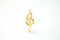 Vermeil Gold or Sterling Silver Snake Charm - Gold Coiled Snake Serpent Reptile Snake Jewelry Animal Charms DIY Jewelry Zodiac [A101] - HarperCrown