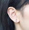 Vermeil Matte Gold Bar Earrings, Gold Bar Stud Earrings, Line Earrings, Minimal Post Earrings, Ear Climbers, Stick earrings - HarperCrown