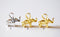 Vermeil Matte Gold Elephant Charm- 18k gold plated over sterling silver, Elephant Pendant Charm, Small elephant Charm, Vermeil Supplies, 39 - HarperCrown