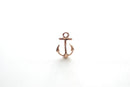 Vermeil Rose Gold Anchor Connector - 18k gold plated over sterling silver, Rose Gold Anchor Link Spacer Connector, Nautical Anchor Charm,101 - HarperCrown