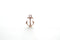 Vermeil Rose Gold Anchor Connector - 18k gold plated over sterling silver, Rose Gold Anchor Link Spacer Connector, Nautical Anchor Charm,101 - HarperCrown