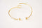 Wave Bracelet - Wave Bangle - 925 Sterling Silver or 18k Gold - Adjustable Wave Bangle- Ocean - Wave - Island Jewelry, Beach Jewelry, 517 - HarperCrown