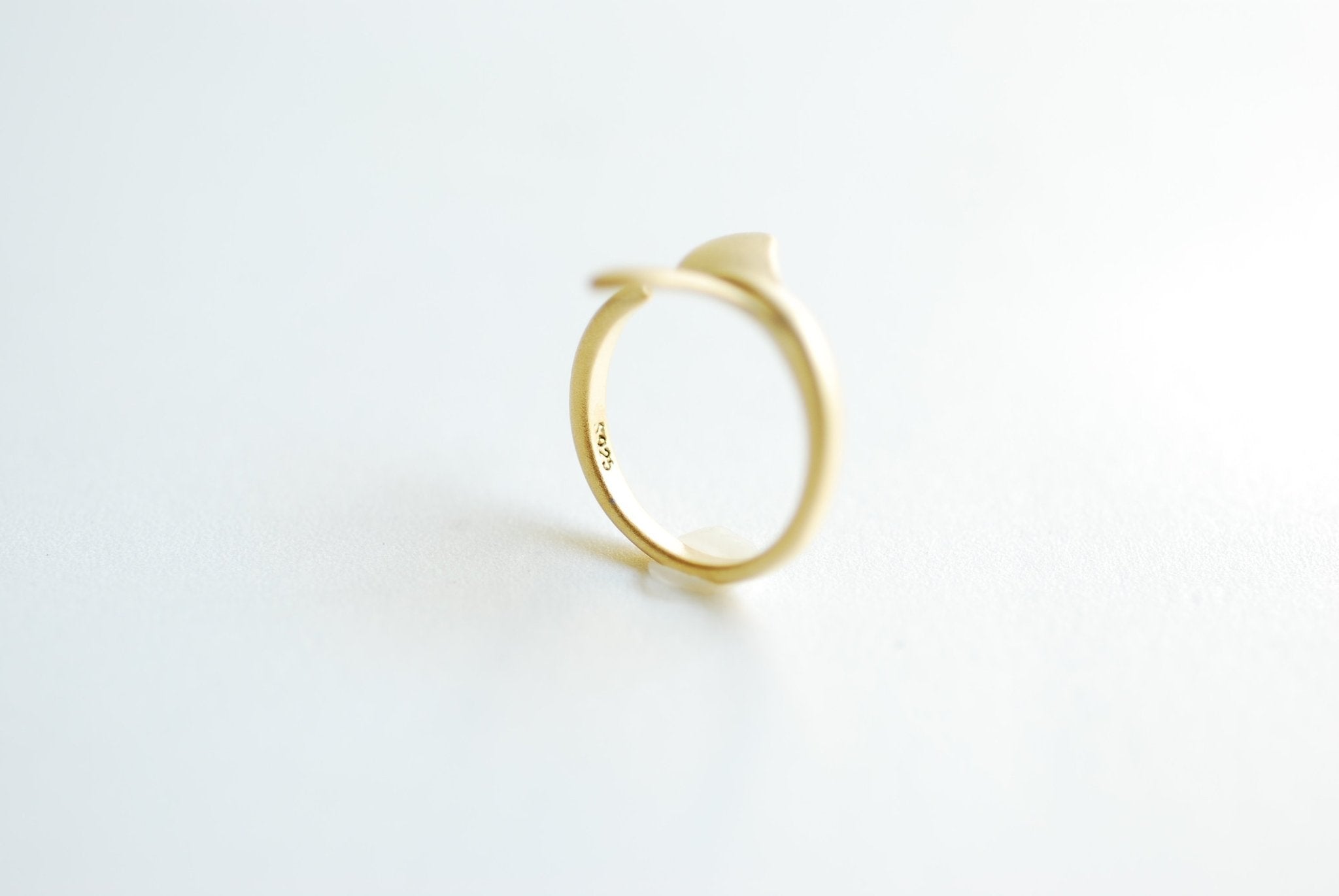 Whale Tail Ring, Choose Sterling Silver Gold or Rose Gold, Wrap Ring, Mermaid ring, Fish tail ring, Marine Life Ring, Adjustable Ring, 484 - HarperCrown