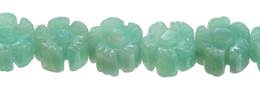 Wholesale Amazonite Bead Flower Shape Gemstones 10mm - HarperCrown