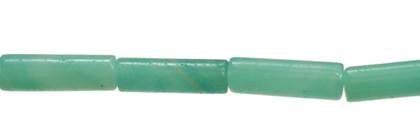 Wholesale Amazonite Bead Round Tube Shape Gemstones 4x13mm - HarperCrown