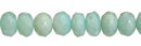 Wholesale Amazonite Bead Roundel Shape Faceted Gemstones 4-14mm - HarperCrown