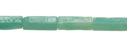 Wholesale Amazonite Bead Square Tube Shape Gemstones 4x13mm - HarperCrown