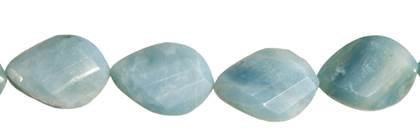 Wholesale Amazonite Bead Twisted Pear Shape Gemstones 22x30mm - HarperCrown