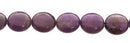 Wholesale Amethyst Bead Coin Shape Smooth Gemstones 8-12mm - HarperCrown