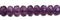 Wholesale Amethyst Bead Nugget Roundel Shape Faceted Gemstones 4-6mm - HarperCrown