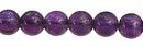Wholesale Amethyst Bead Round Ball Shape Smooth Gemstones 4mm - HarperCrown