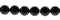 Wholesale Black Agate Bead Ball Round Shape Gemstones 2-20mm - HarperCrown