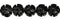 Wholesale Black Color Agate Bead Flower Star Shape Gemstones 6mm - HarperCrown