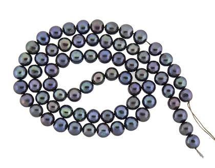 Wholesale Freshwater Pearl Peacock 5mm Potato Pearls - HarperCrown