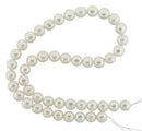 Wholesale Freshwater Pearl White 9-10mm Graduated Potato Pearls - HarperCrown