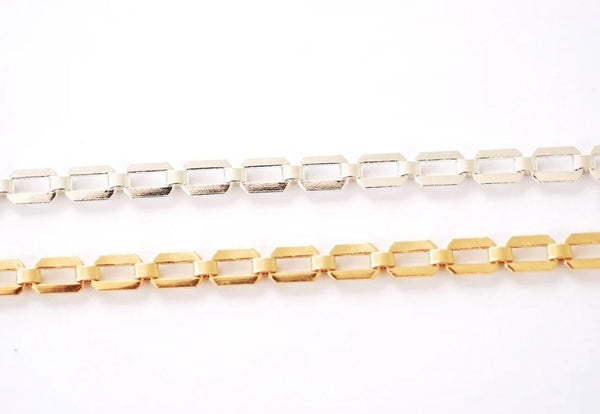 Wholesale Gold Filled Bracelet Chain l 4.3 x 6mm Width Paperclip Chain l Wholesale Bulk Chain Gold Filled Sterling Silver Permanent Jewelry - HarperCrown