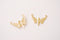 Wholesale Gold Filled Butterfly Charm | 14k GF Butterfly Connector Link Charm Pendant permanent jewelry Moth Insect Bulk Solder [GFCH2-41] - HarperCrown