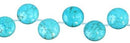 Wholesale Light Blue Turquoise Color Bead Coin Shape Gemstones 20mm - HarperCrown