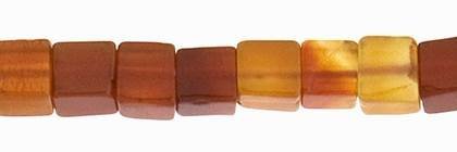 Wholesale Red Agate Natural Color Cube Square Shape Gemstones 4mm - HarperCrown
