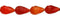 Wholesale Red Agate Natural Color Drop Shape Faceted Gemstones 12-20mm - HarperCrown