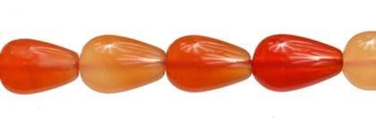 Wholesale Red Agate Natural Color Drop Shape Gemstones 12-20mm - HarperCrown