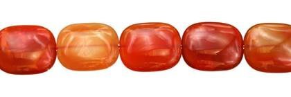 Wholesale Red Agate Natural Color Oval Shape Gemstones 24-28mm - HarperCrown