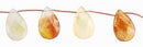 Wholesale Red Agate Natural Color Tear Drop Pear Shape Faceted Gemstones 9-30mm - HarperCrown
