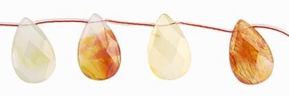 Wholesale Red Agate Natural Color Tear Drop Pear Shape Faceted Gemstones 9-30mm - HarperCrown