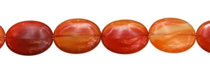 Wholesale Red Agate Natural Oval Shape Gemstones 9-30mm - HarperCrown